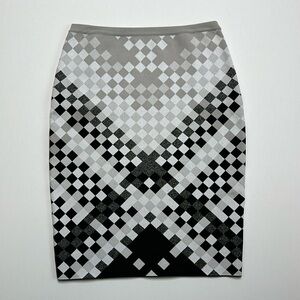 Alexander Wang Checked Knit Skirt